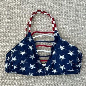 USA flag bikini top